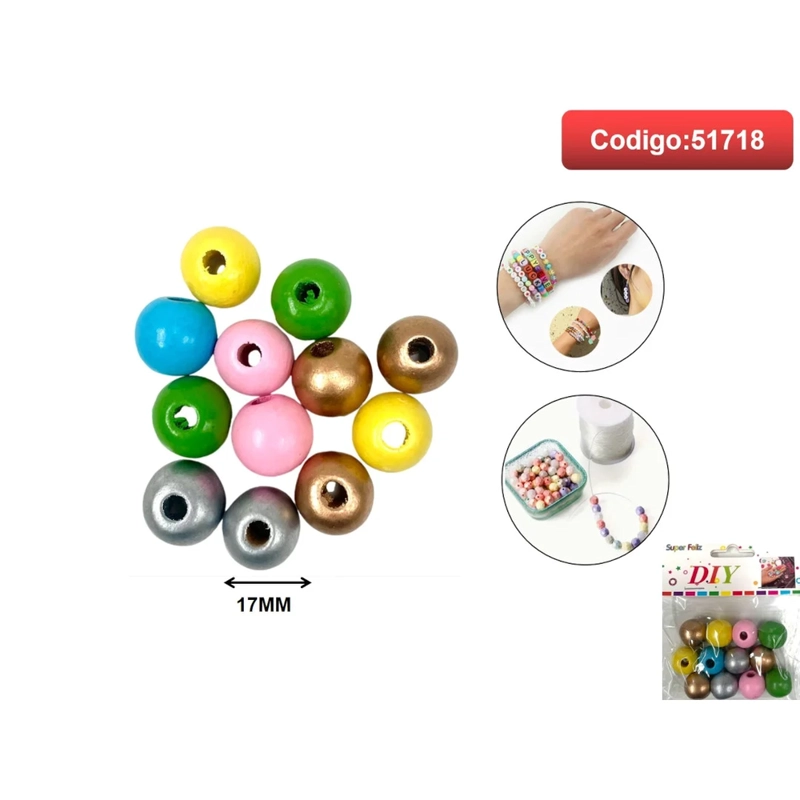 CUENTAS CON DISEÑO DE GATITO EN COLORES PASTEL 10MM 51718 - 1