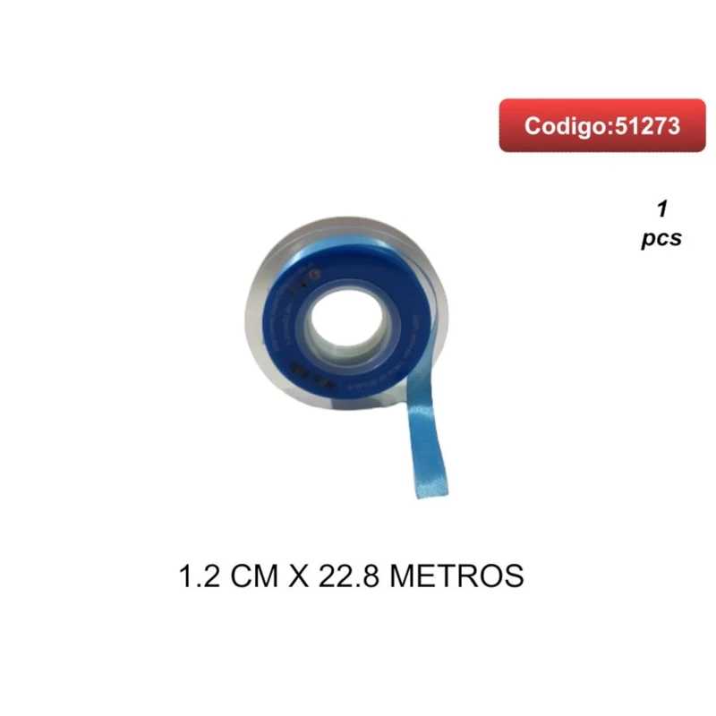 CINTA SATINADA COLOR CELESTE 1.2CM 51273 - 1