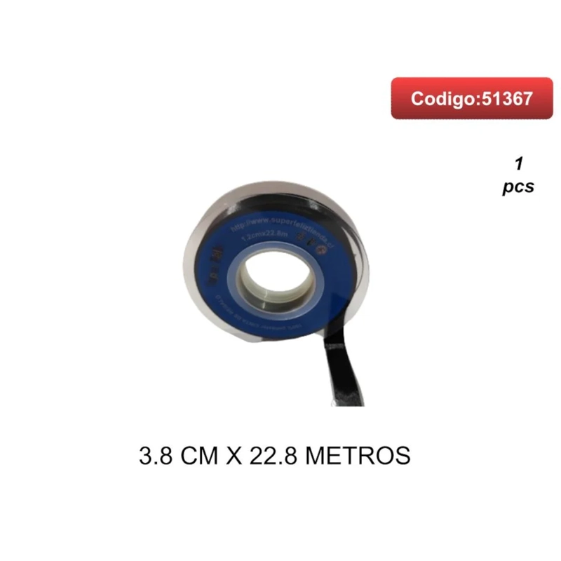 CINTA SATINADA COLOR NEGRO 3.8CM 51367 - 1