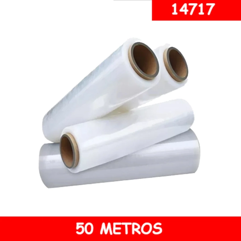 FILM PLASTICO TRANSPARENTE PARA EMBALAR 50 METROS 14717 - 1