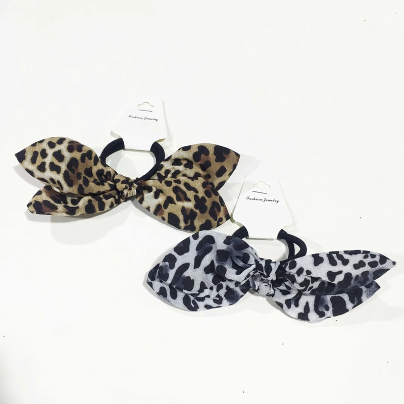 SET DE COLETEROS DE TELA CON ESTAMPADO ANIMAL PRINT TIPO LEOPARDO 50071 - 1