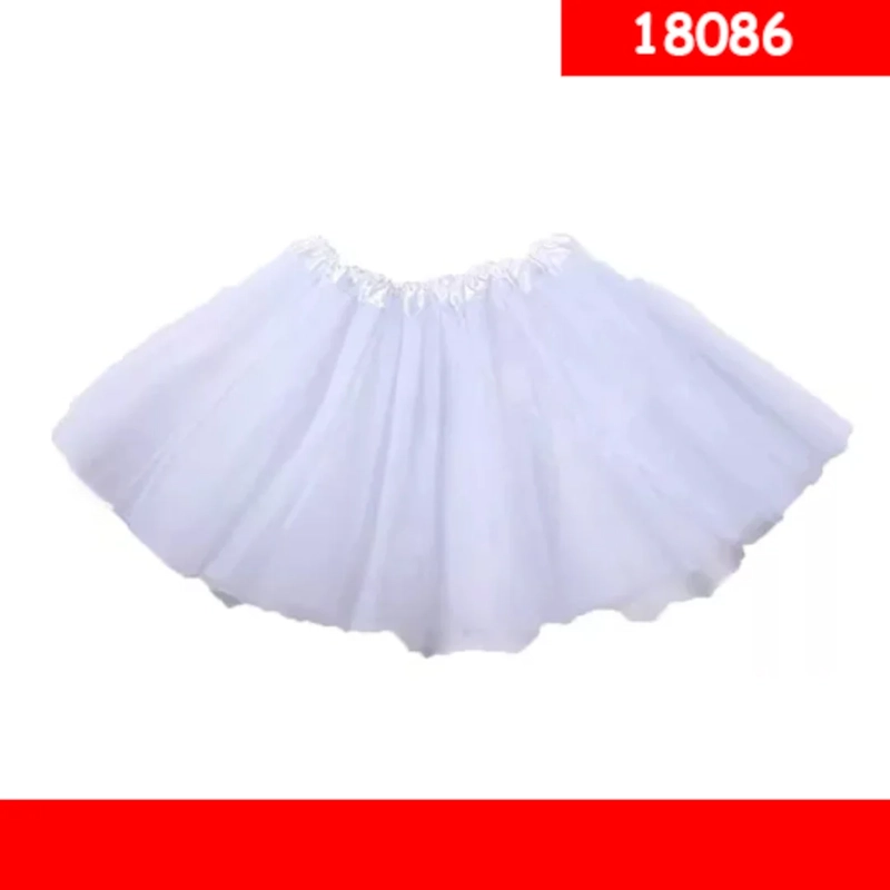 FALDA TIPO TUTU DE TUL COLOR BLANCO 18086 - 1