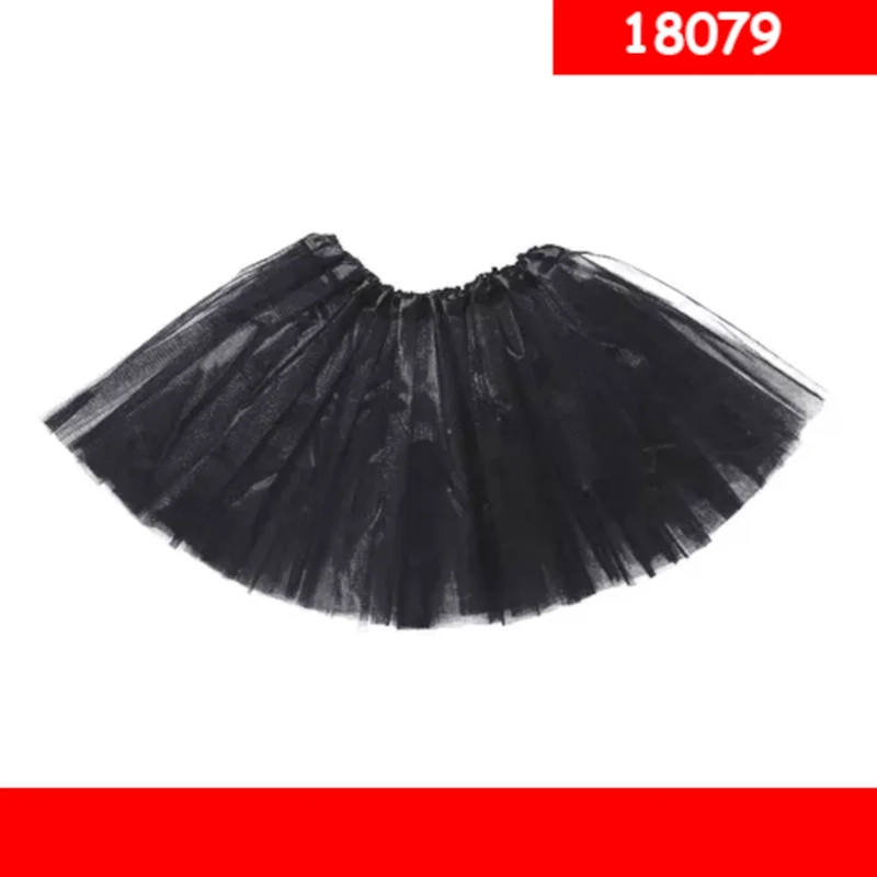 FALDA TIPO TUTU DE TUL COLOR NEGRO 18079 - 1