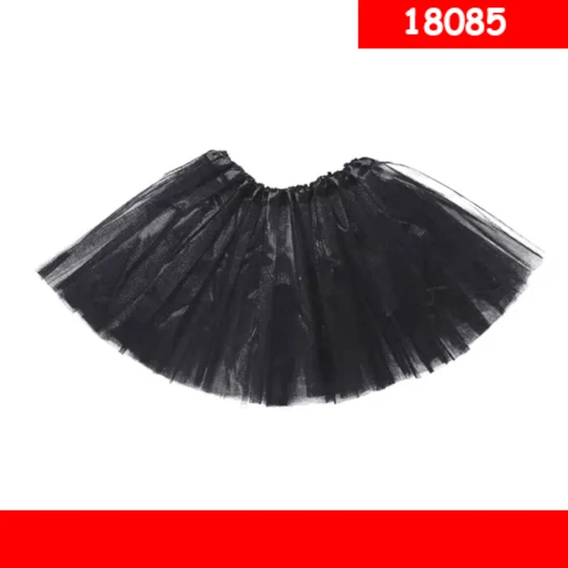 FALDA TIPO TUTU DE TUL COLOR NEGRO 18085 - 1