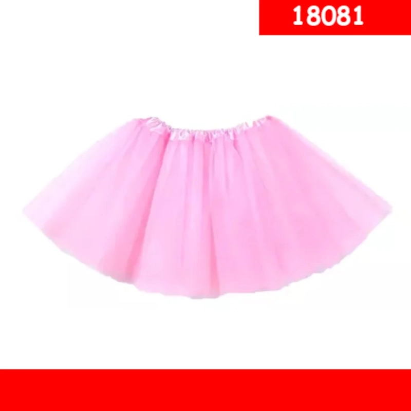 FALDA TIPO TUTU DE TUL COLOR ROSADO 18081 - 1
