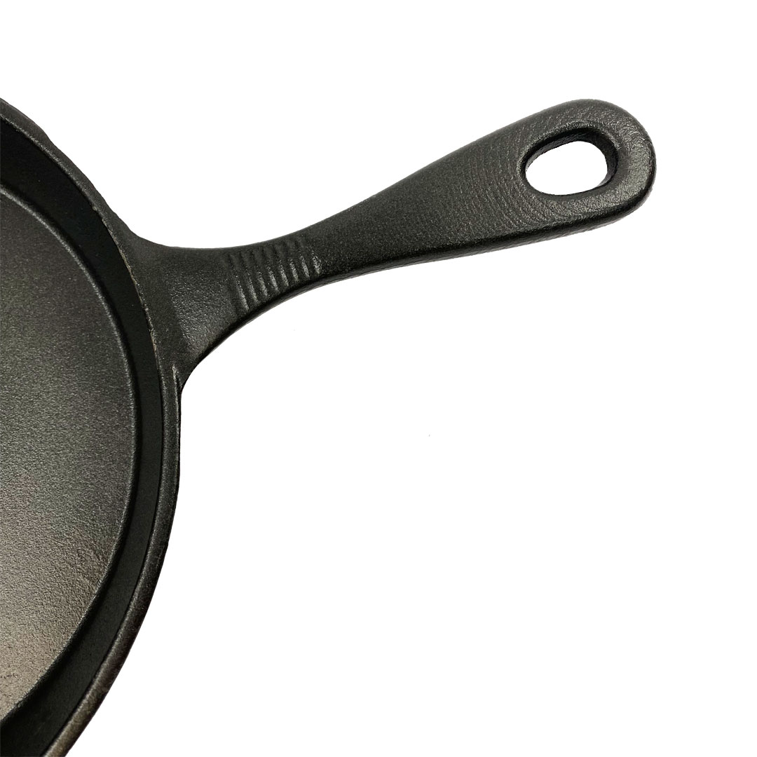 SARTÉN DE HIERRO FUNDIDO DE 35,5 CMS NEGRO, MEDIDA INCLUYE MANGO - 3