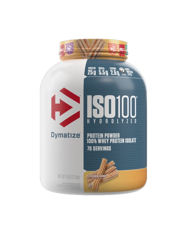 DYMATIZE PROTEINA ISO 100 5 LB CINNAMON CHURRO
