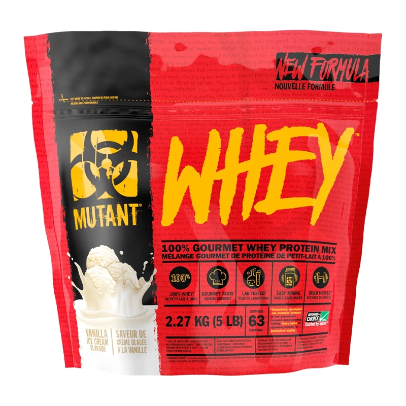 MUTANT PROTEINA 100% WHEY 5 LB VANILLA - 1