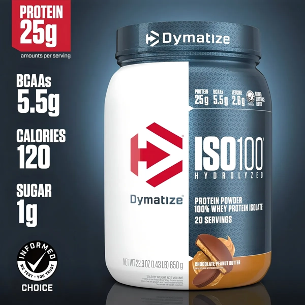 ISO 100 -1,4LBS - DYMATIZE NUTRITION CHOCOLATE PEANUT BUTTER - 1