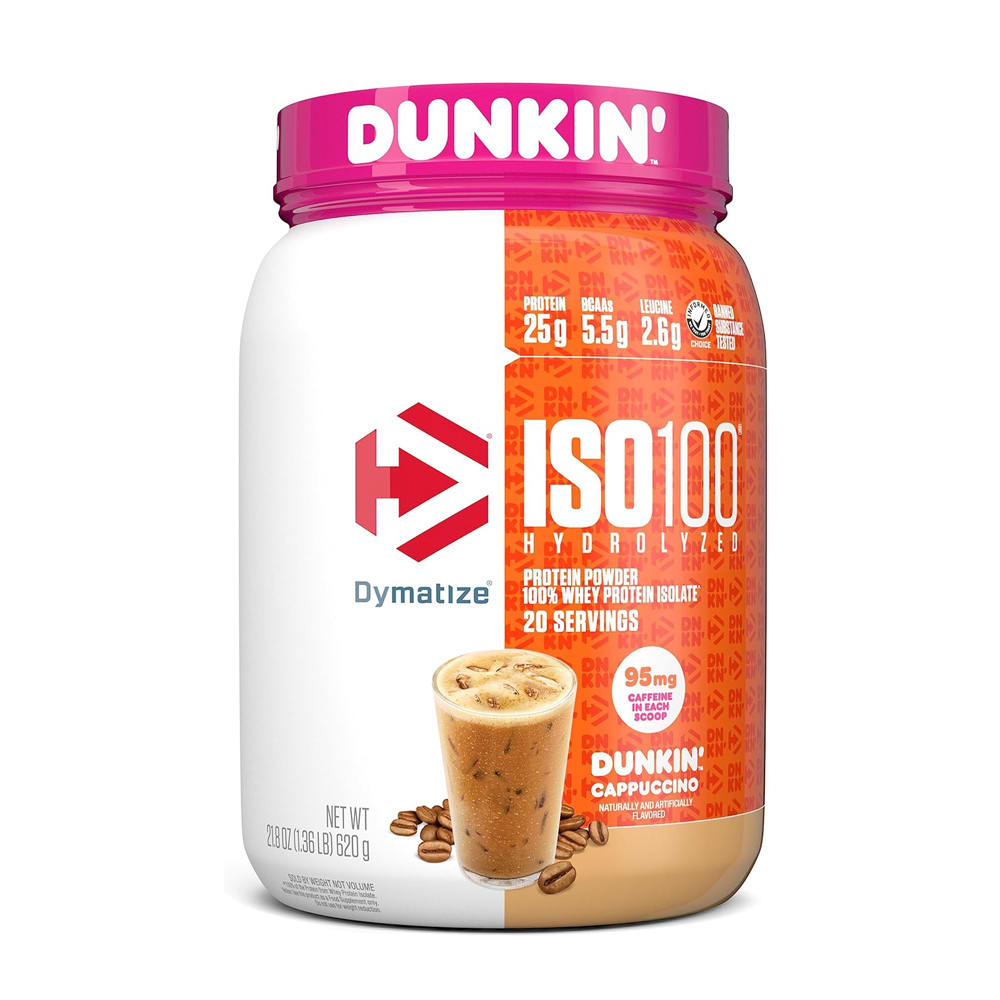 PACK ISO 100 DUNKIN CAPPUCHINO 1,4 LB + CREATINA NUTREX 300 GRS SIN SABOR - 2