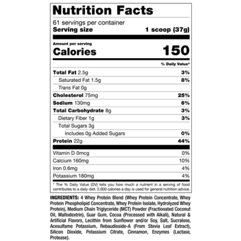 MUTANT PROTEINA 100% WHEY 5 LB FUDGE BROWNIE - 2