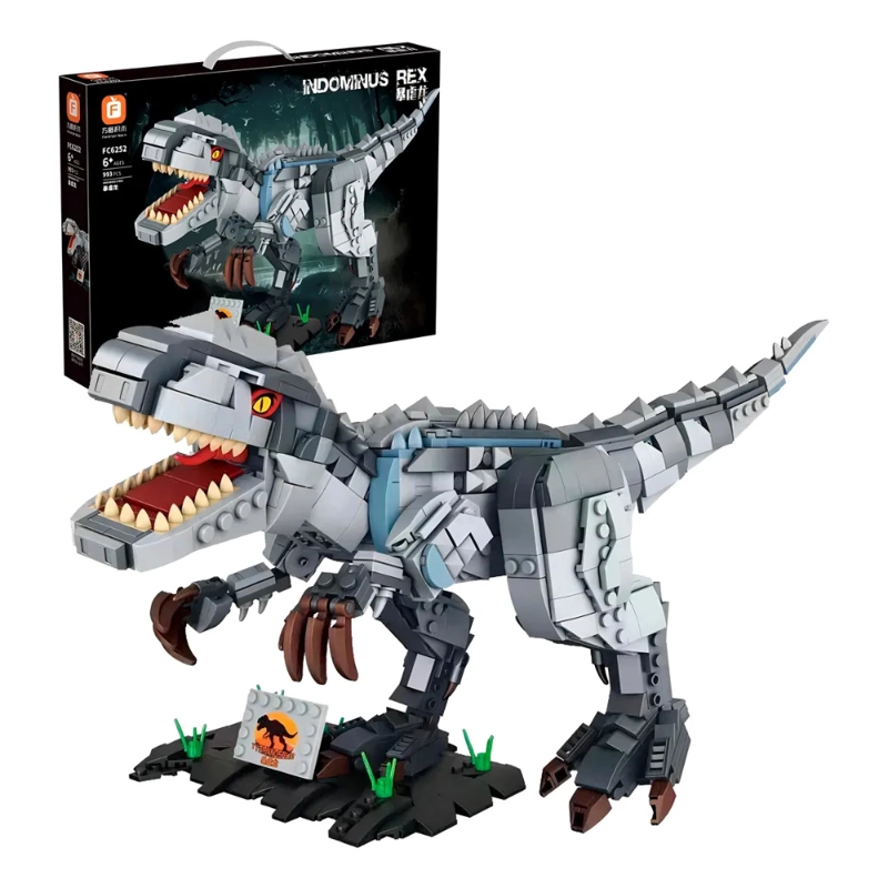 JUGUETES DINOSAURIO BLOQUES ARMABLES INDOMINUS 993 PIEZAS 993 INDOMINUS - 3