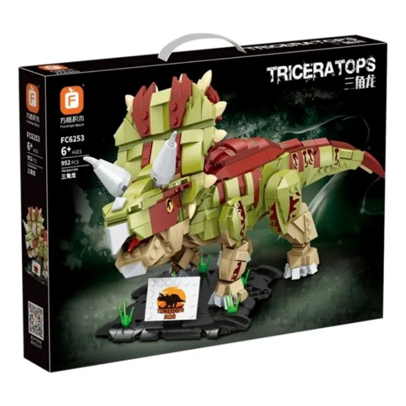 BLOQUES DINOSAURIOS TRICERATOPS 952 PIEZAS - 1