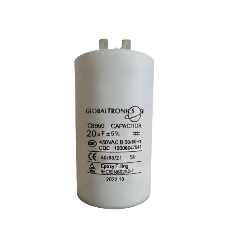 CONDENSADOR | CAPACITOR PERMANENTE C/TERMINAL 20UF | 450VAC | 50/60HZ - 1