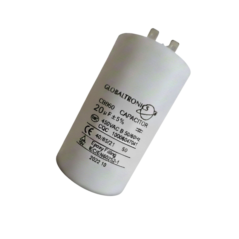 CONDENSADOR | CAPACITOR PERMANENTE C/TERMINAL 20UF | 450VAC | 50/60HZ - 3