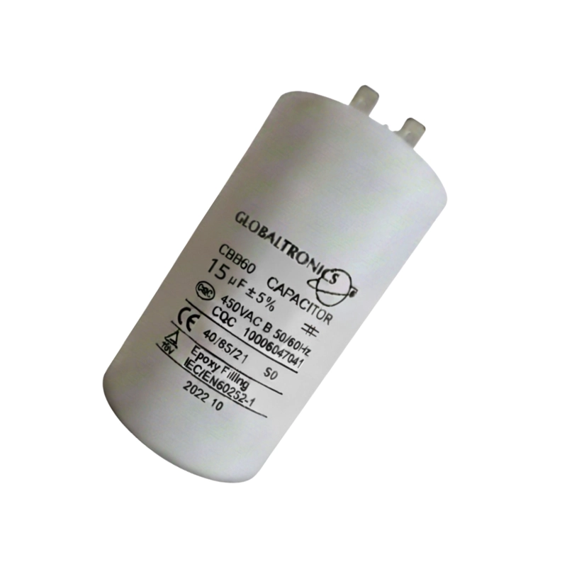 CONDENSADOR | CAPACITOR PERMANENTE C/TERMINAL 15UF | 450VAC | 50/60HZ - 3