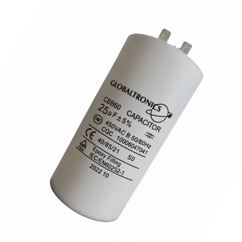 CONDENSADOR | CAPACITOR PERMANENTE C/TERMINAL 25UF | 450VAC | 50/60HZ - 3