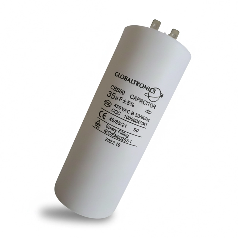 CONDENSADOR | CAPACITOR PERMANENTE C/TERMINAL 35UF | 450VAC | 50/60HZ - 3