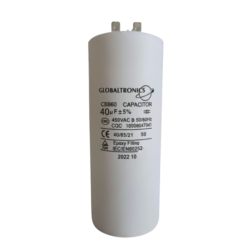 CONDENSADOR | CAPACITOR PERMANENTE C/TERMINAL 40UF | 450VAC | 50/60HZ - 1