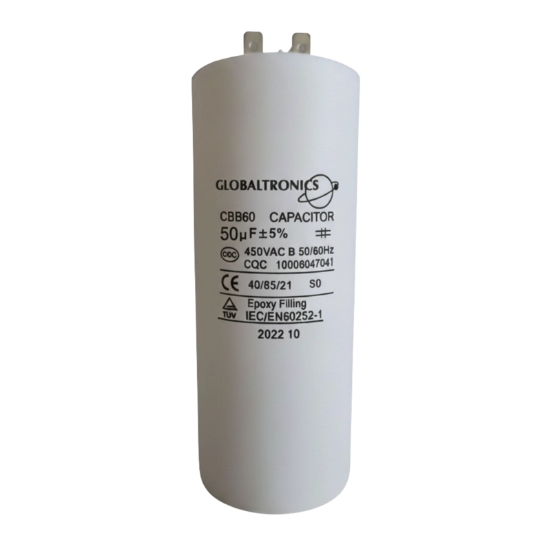 CONDENSADOR | CAPACITOR PERMANENTE C/TERMINAL 50UF | 450VAC | 50/60HZ - 1