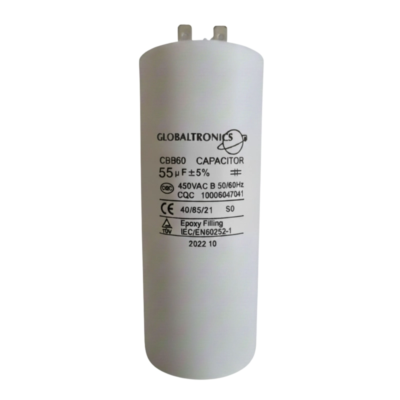 CONDENSADOR | CAPACITOR PERMANENTE C/TERMINAL 55UF | 450VAC | 50/60HZ - 1