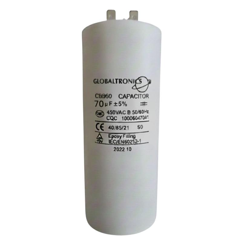 CONDENSADOR | CAPACITOR PERMANENTE C/TERMINAL 70UF | 450VAC | 50/60HZ - 1