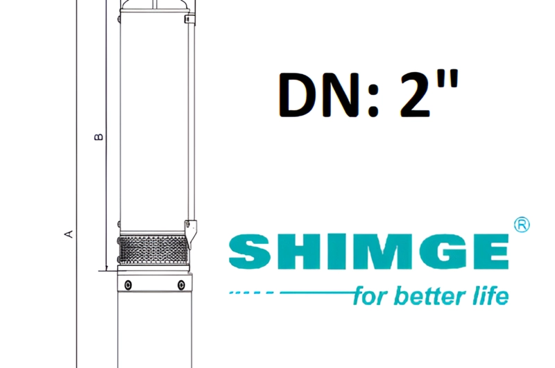 BOMBA SUMERGIBLE POZO PROFUNDO SHIMGE 4' 4SGM8/18 3 HP | TABLERO + CABLE 20M - 2