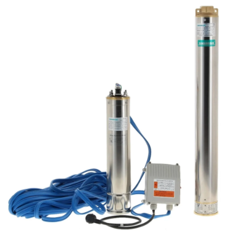 BOMBA SUMERGIBLE POZO PROFUNDO SHIMGE 4' 4SPM3/17 1,5HP | TABLERO + CABLE 20M - 1