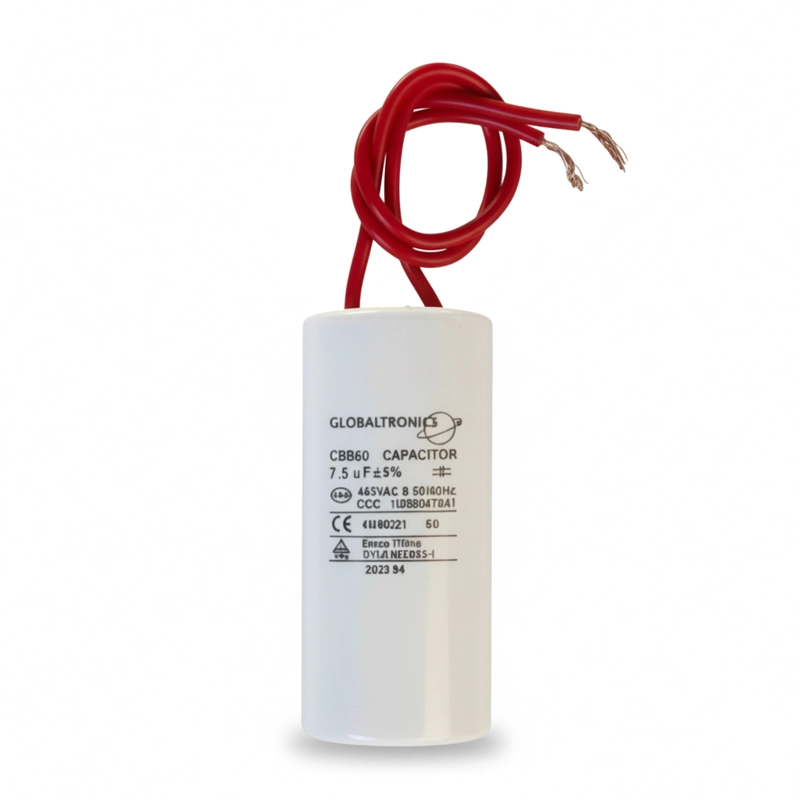 CONDENSADOR | CAPACITOR PERMANENTE CON CABLE | 7,5 UF | 450VAC | 50/60 HZ - 1
