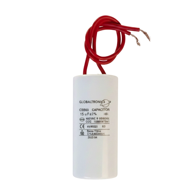 CONDENSADOR | CAPACITOR PERMANENTE CON CABLE | 15 UF | 450VAC | 50/60 HZ - 1