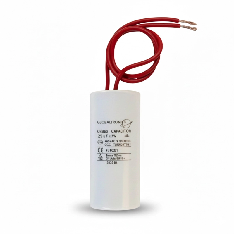 CONDENSADOR | CAPACITOR PERMANENTE CON CABLE | 25 UF | 450VAC | 50/60 HZ - 1