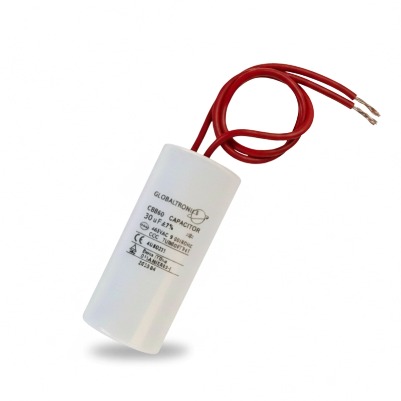 CONDENSADOR | CAPACITOR PERMANENTE CON CABLE | 30 UF | 450VAC | 50/60 HZ - 3