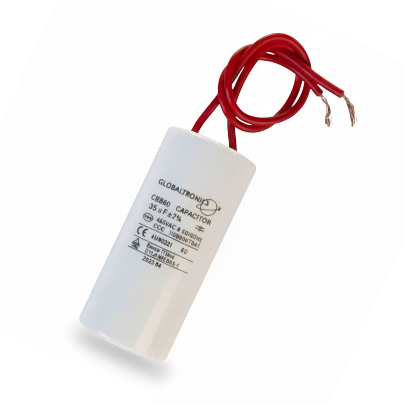 CONDENSADOR | CAPACITOR PERMANENTE CON CABLE | 35 UF | 450VAC | 50/60 HZ - 3