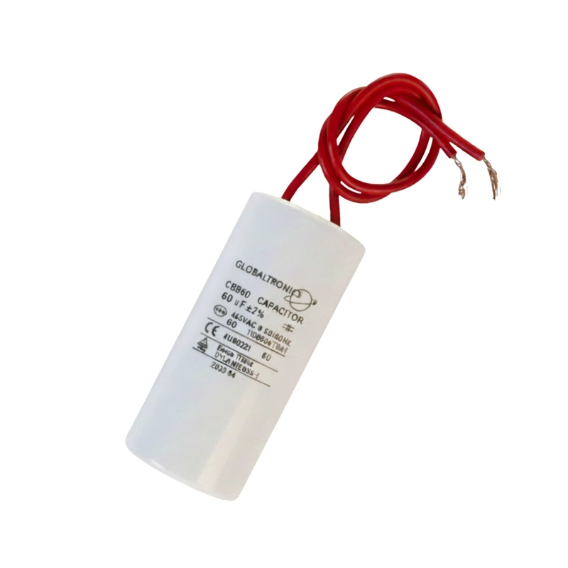 CONDENSADOR | CAPACITOR PERMANENTE CON CABLE | 60 UF | 450VAC | 50/60 HZ - 3