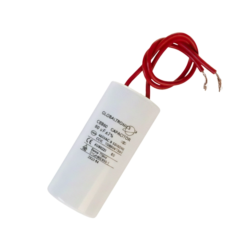 CONDENSADOR | CAPACITOR PERMANENTE CON CABLE | 80 UF | 450VAC | 50/60 HZ - 3