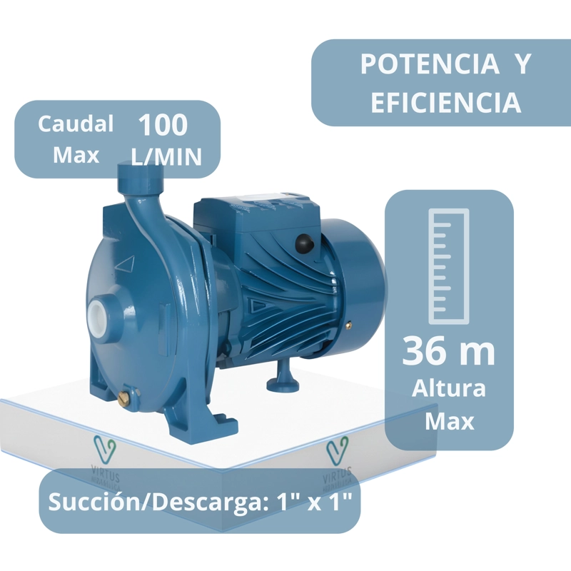 BOMBA DE AGUA CENTRÍFUGA | PROPUMPS/EDR | CPM158 | 1 HP | 100 L/MIN | 220V 50HZ - 2