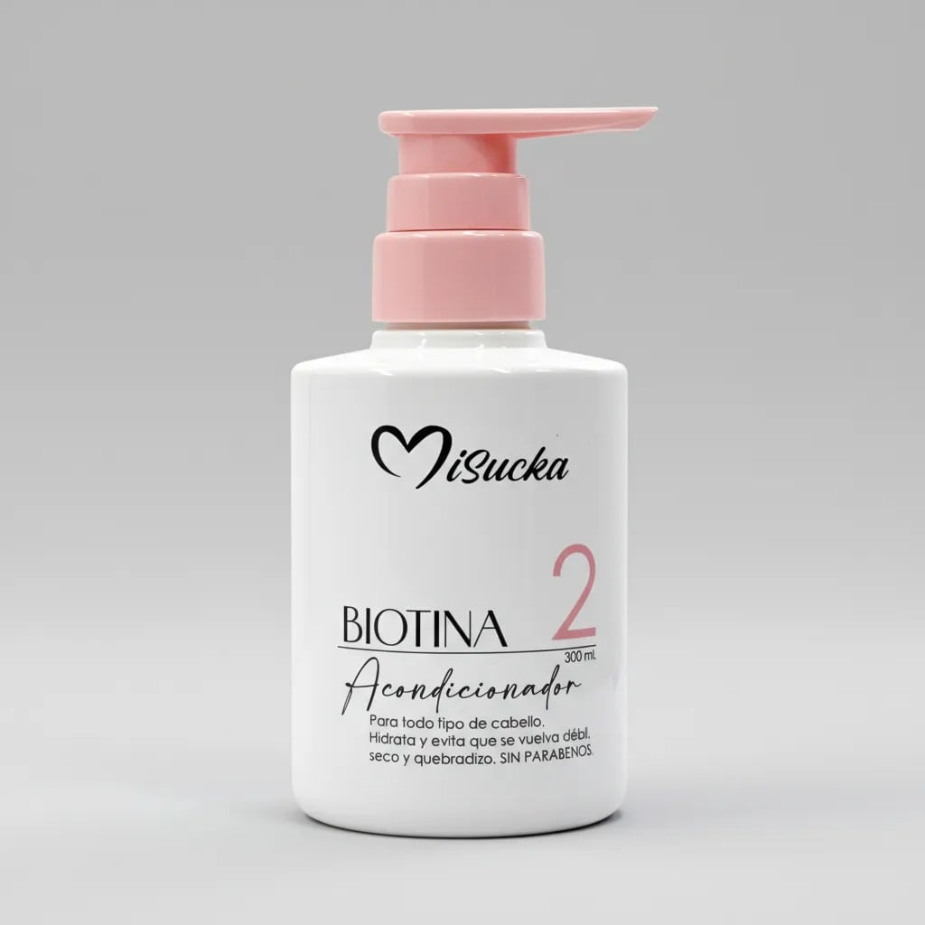 ACONDICIONADOR MISUCKA CON BIOTINA DE 300 ML - 3