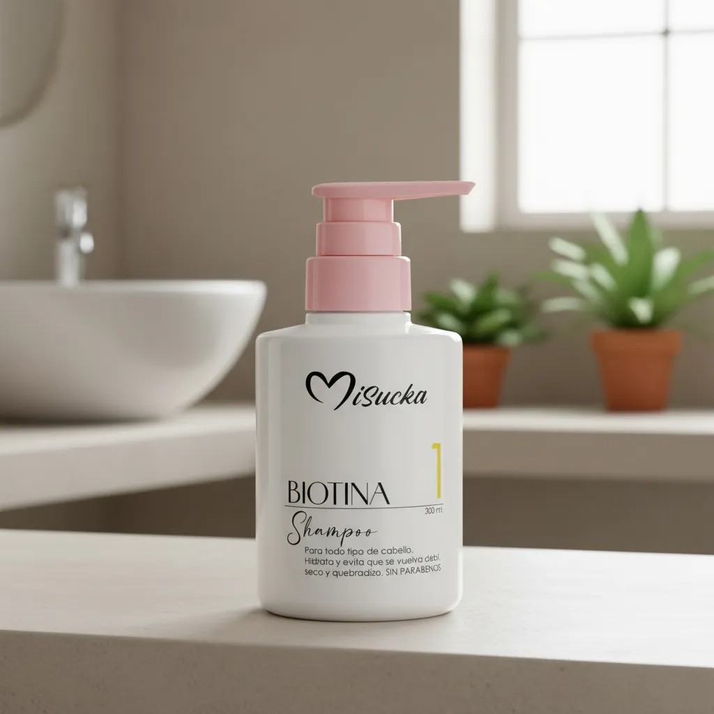 SAMPOO MISUCKA CON BIOTINA DE 300 ML - 4