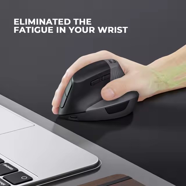 MOUSE ERGONOMICO RECARGABLE SEENDA MBD7 - 5