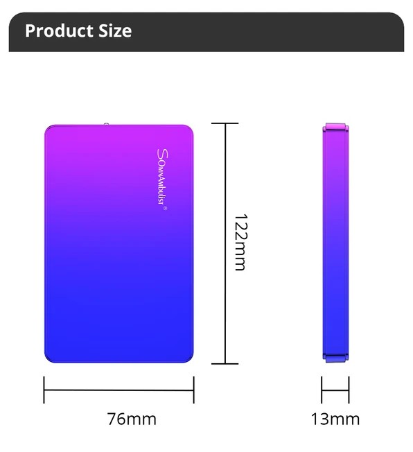 DISCO DURO EXTERNO 1TB PORTATIL SSD SOMNAMBULIST - 7