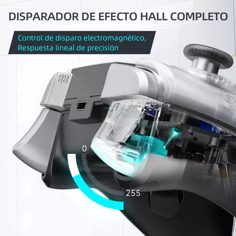 CONTROL JOYSTICK INALAMBRICO MACHENIKE G5 NEGRO - 4
