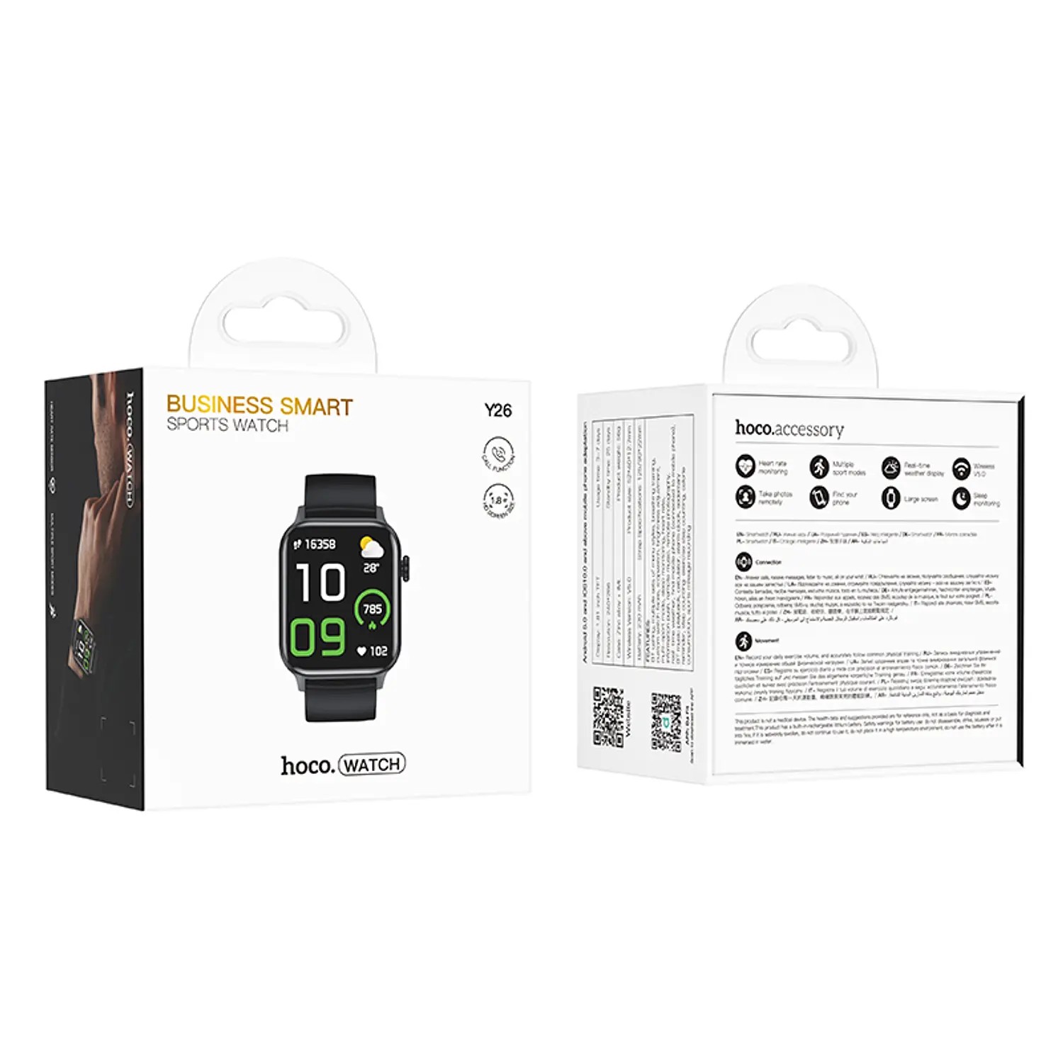 RELOJ INTELIGENTE SMARTWATCH HOCO Y26 - 2