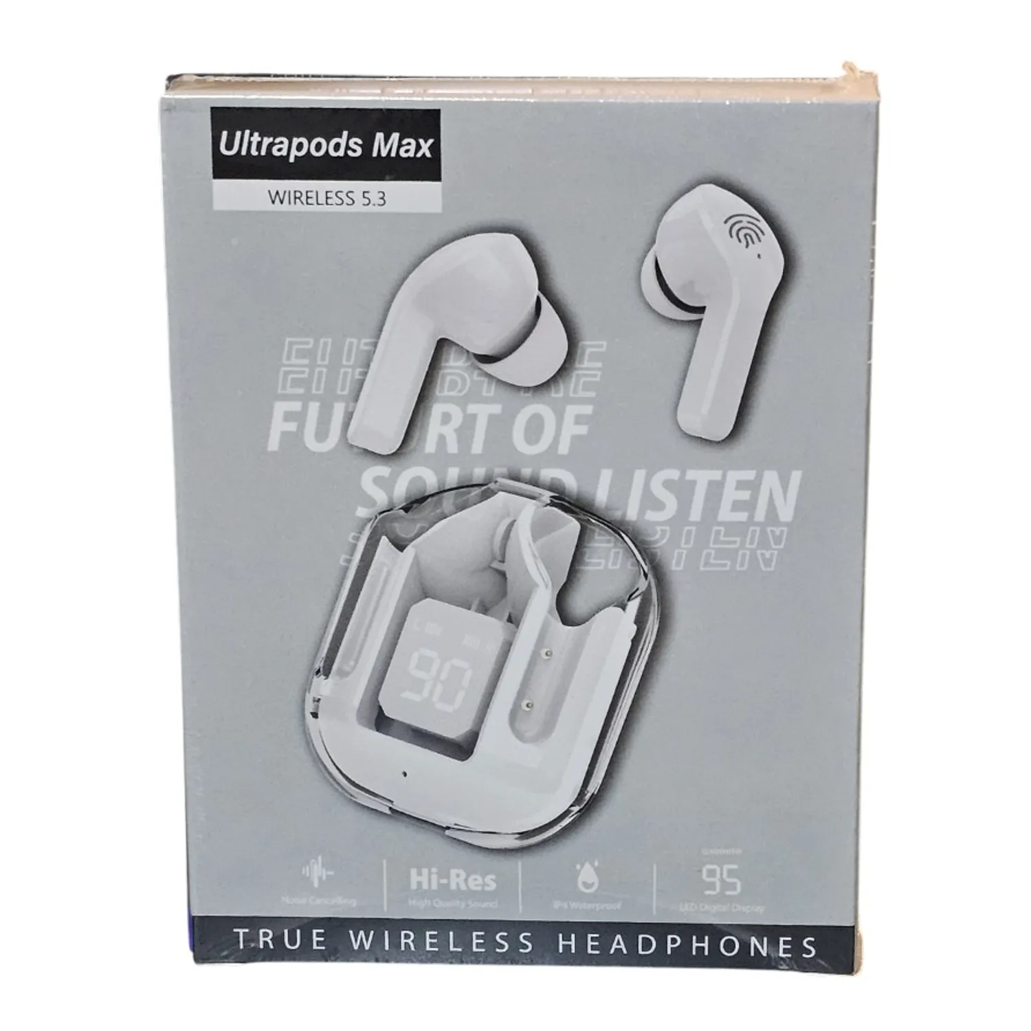 AUDIFONOS ULTRAPODS PANTALLA LED DIGITALWIRELESS 5.3 - 3