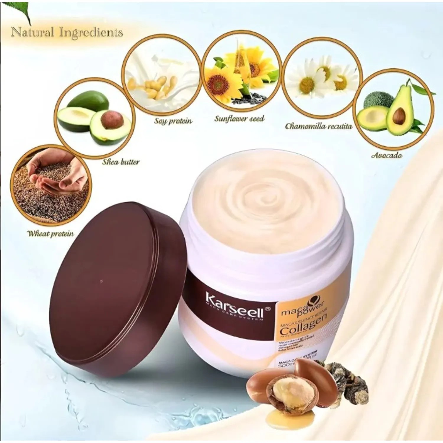 MASCARILLA CAPILAR KARSEELL  CON COLAGENO 500 ML C - 3