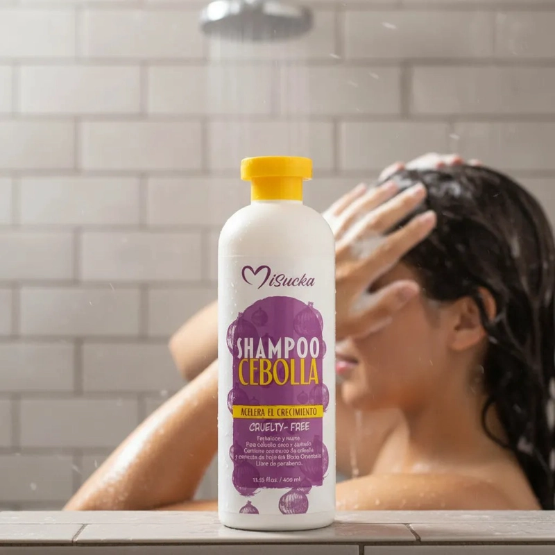 SHAMPOO DE CEBOLLA JENGIBRE Y ROMERO MISUCKA 400ML - 5