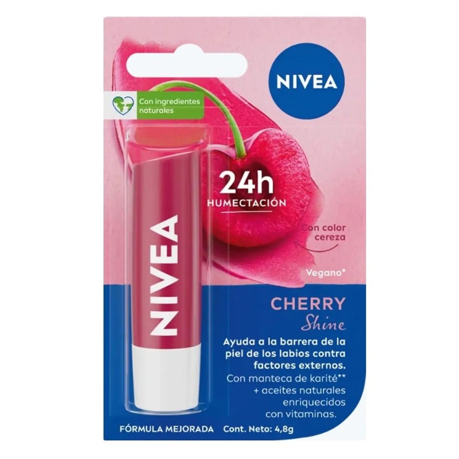 BALSAMO LABIAL NIVEA BLACKBERRY SHINE - 1