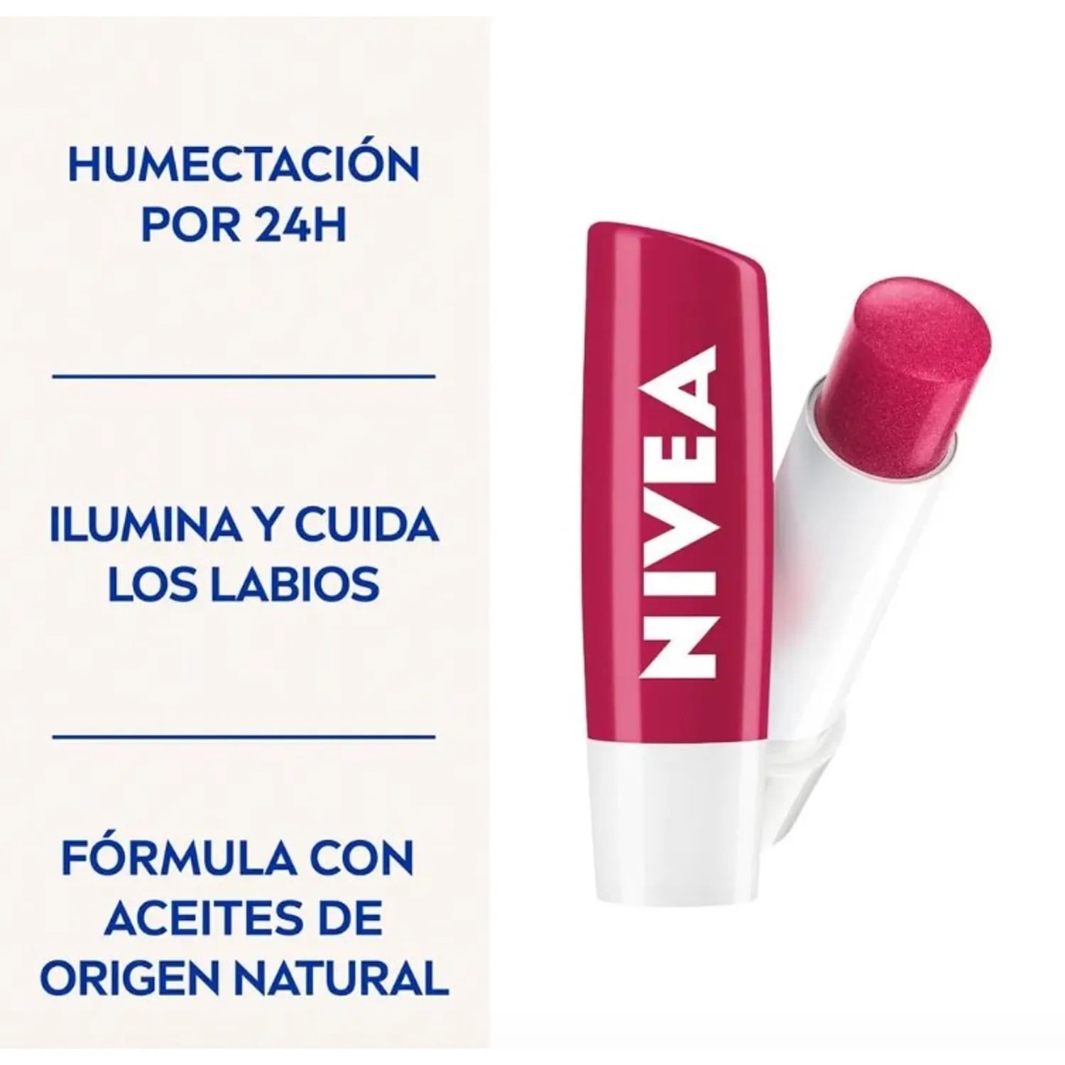 BALSAMO LABIAL NIVEA BLACKBERRY SHINE - 3