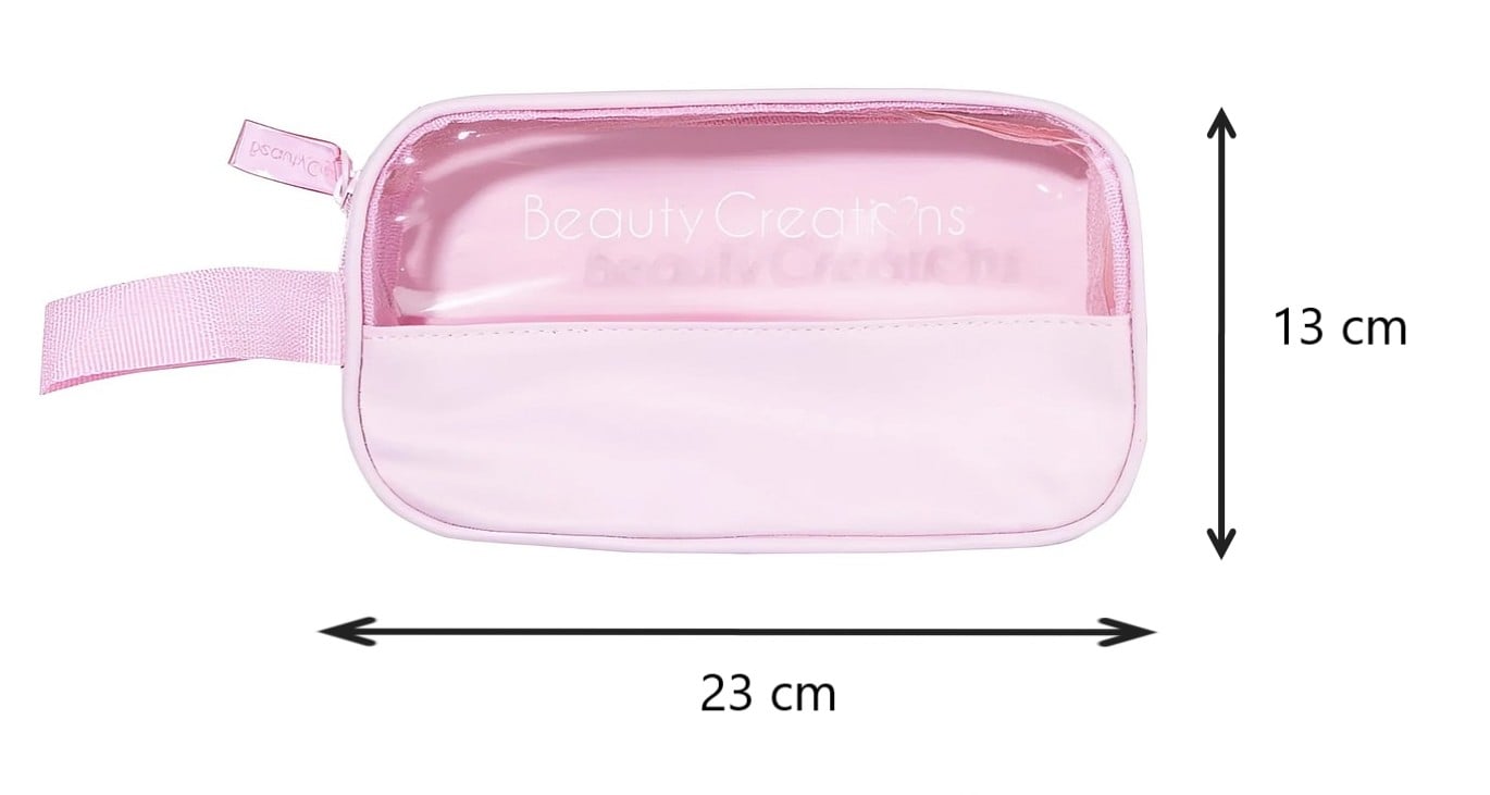 COSMETIQUERO PINK CLEAR PEQUEÑO BEAUTY CREATIONS - 3