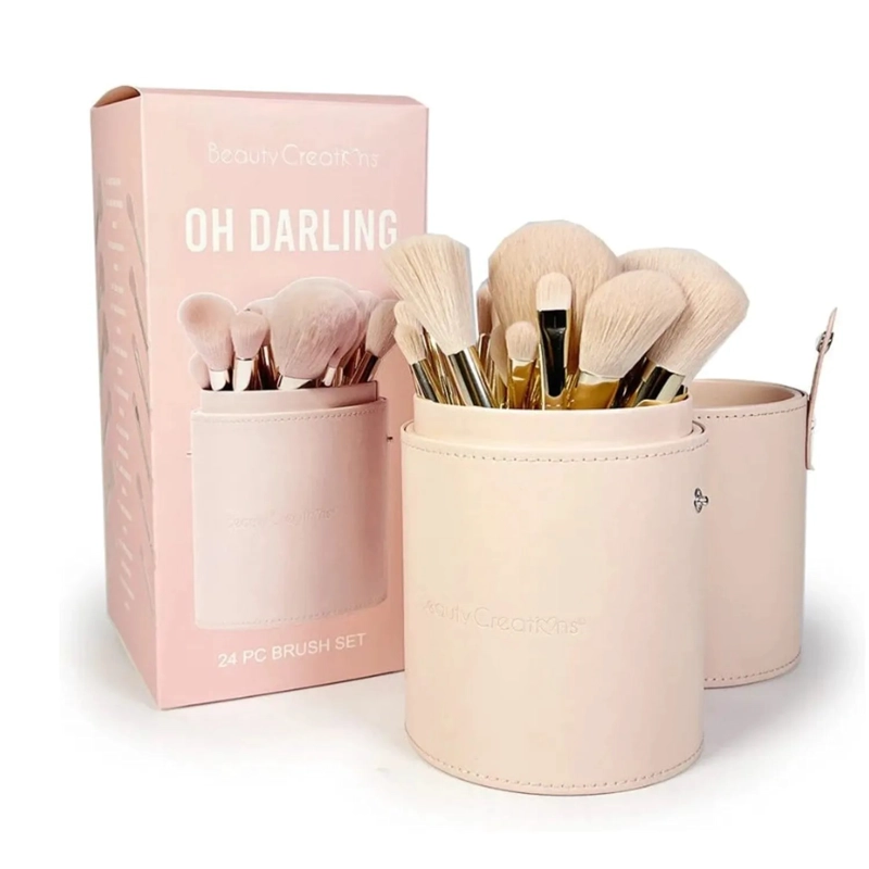 SET DE 24 BROCHAS CON ESTUCHE BEAUTY CREATIONS OH DARLING - 1