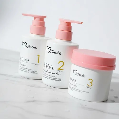 KIT CON BIOTINA PARA EL CABELLO DE MISUCKA 1050 GR - 3
